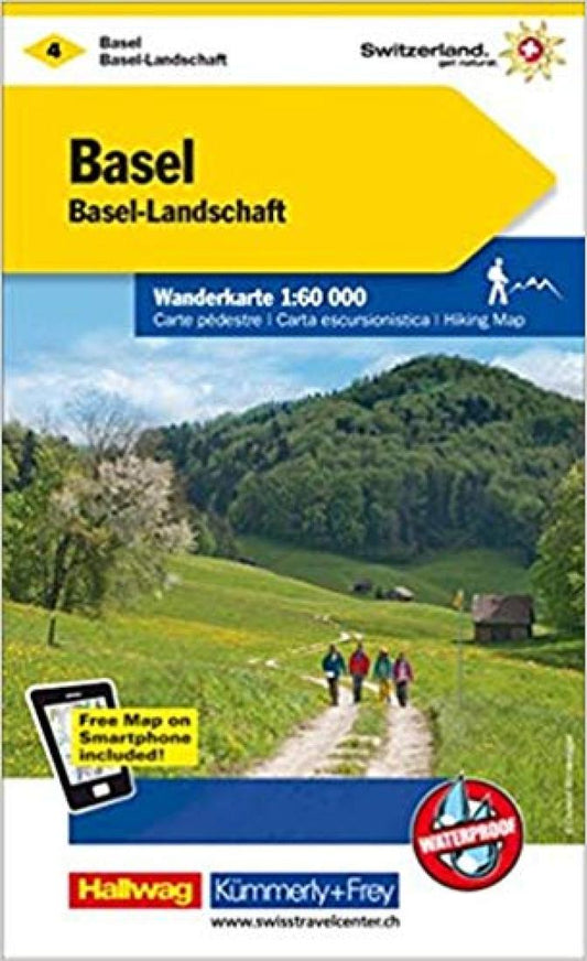 Basel - Aarau : Switzerland Hiking Map #4