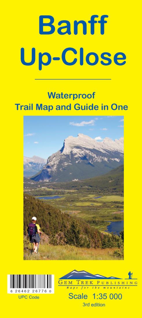 Banff, Up Close Trail Map and Guide