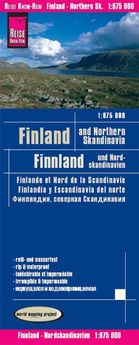 Finnland und nord-Skandinavien :1:875 000 = Finland and northern Scandinavia :1:875 000