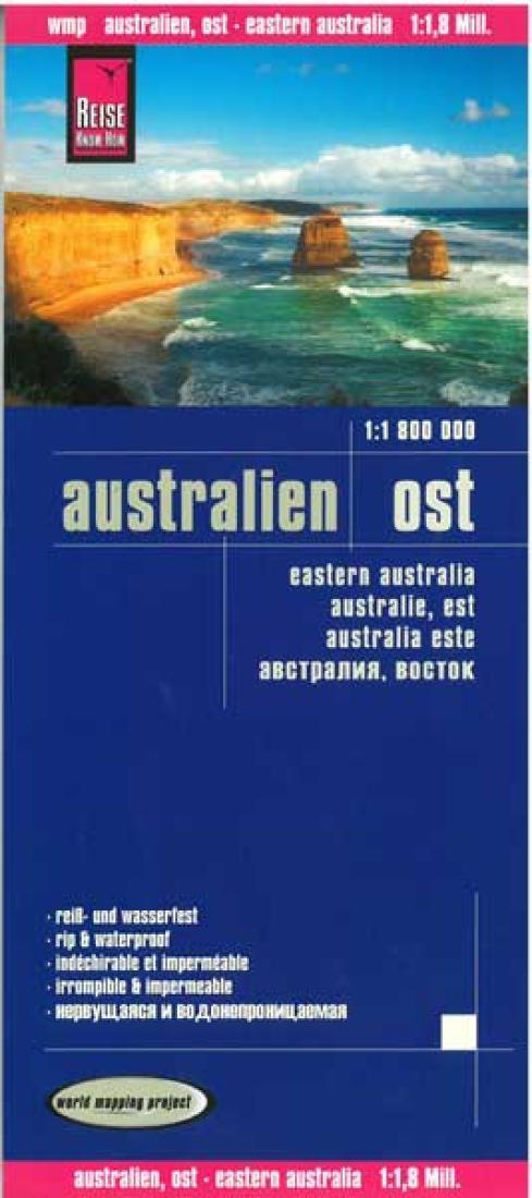 Australien ost : 1:1 800 000 = Eastern Australia : 1:1 800 000 = Australie, est : 1:1 800 000 = Australia este : 1:1 800 000, : 1:1 800 000