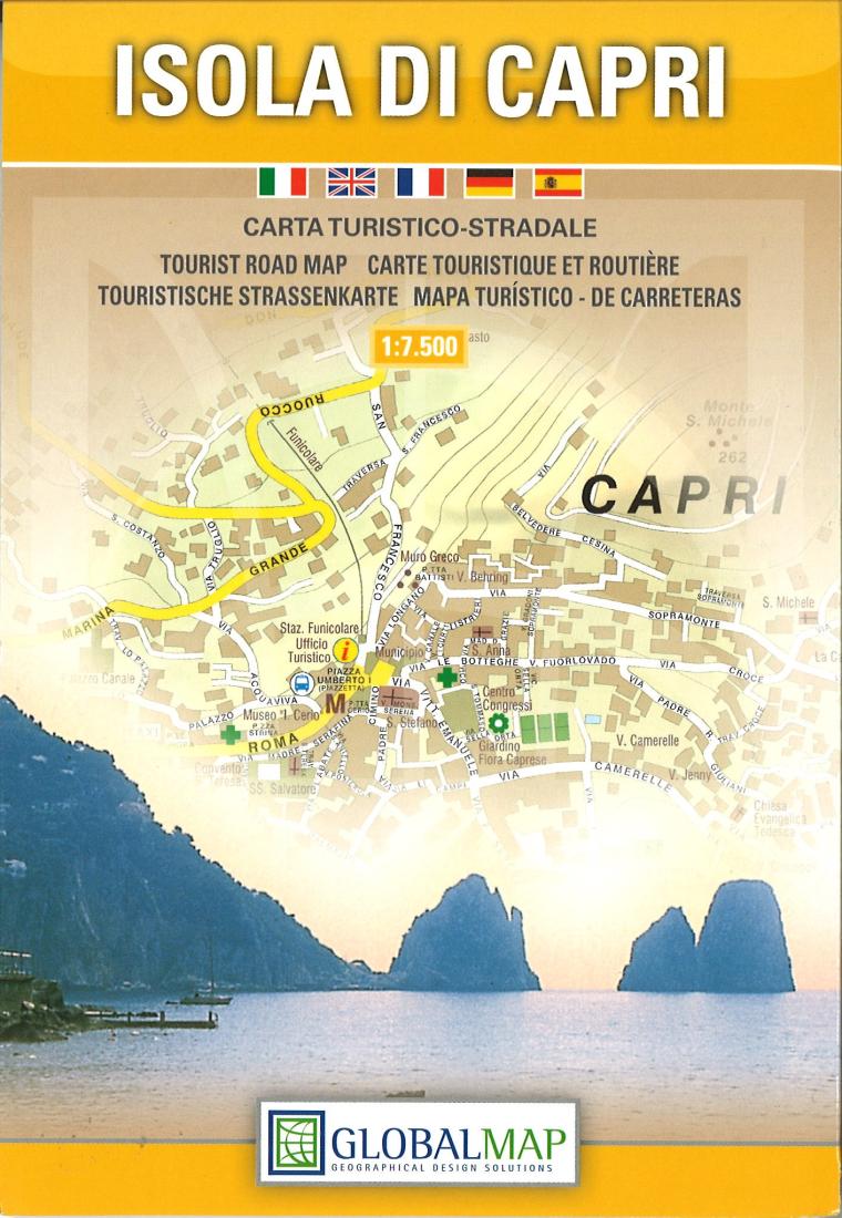 Isola di Capri : carta turistico-stradale