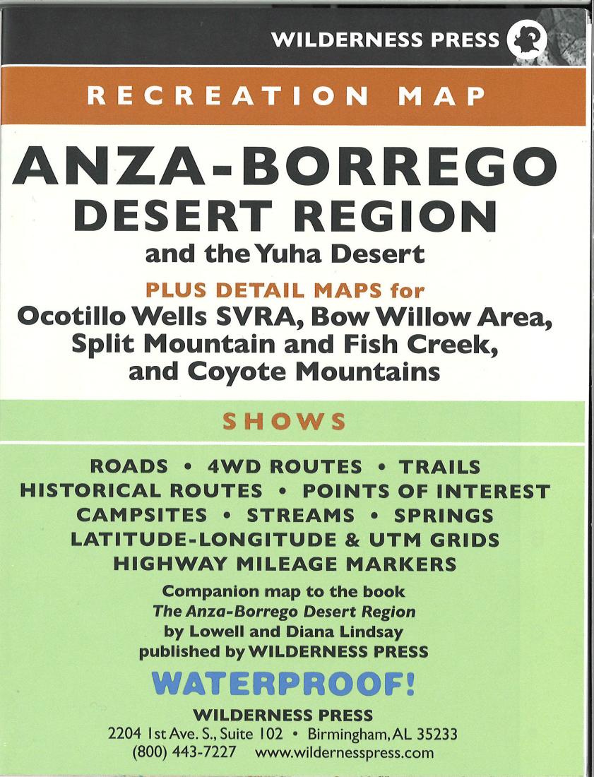 Anza-Borrego desert region : and the Yuha Desert