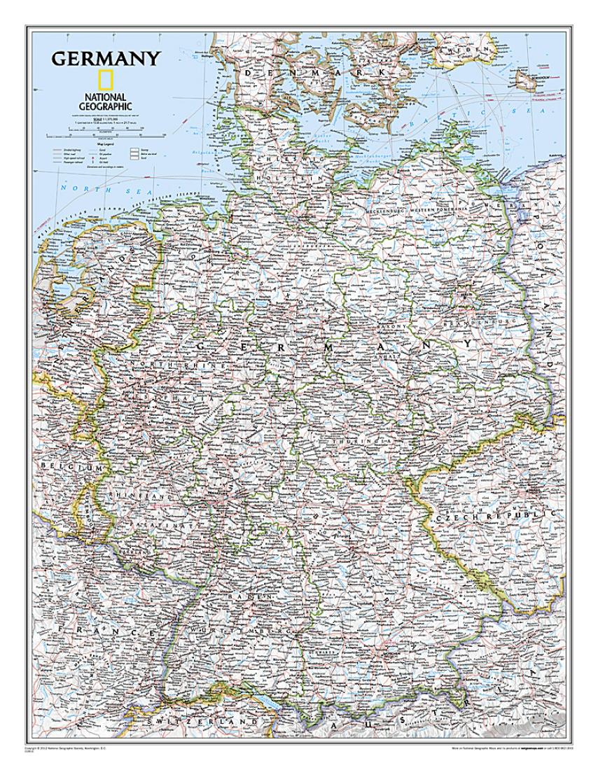 Germany : political map