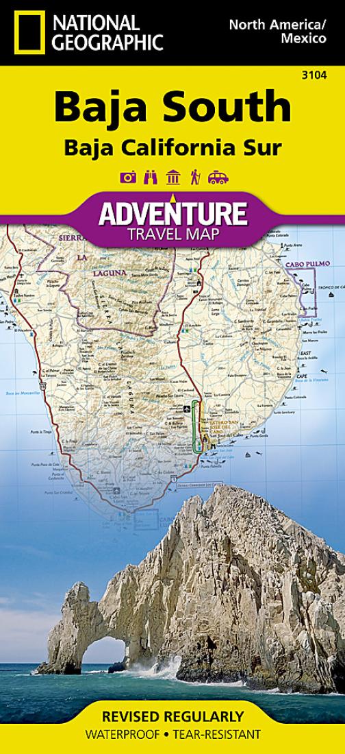 Baja California, South Adventure Map 3104