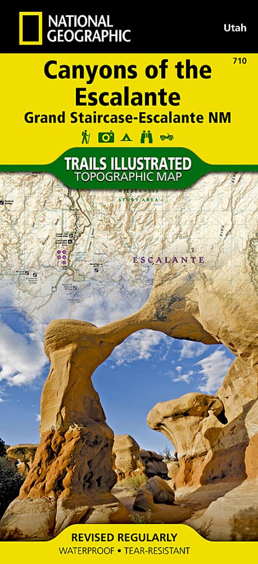 Canyons of the Escalante : Grand Staircase-Escalante, NM : Trails illustrated : topographic map