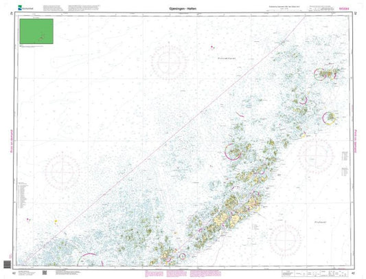 Gjæsingen - Halten - 42 - Norway Kartverket Nautical Charts