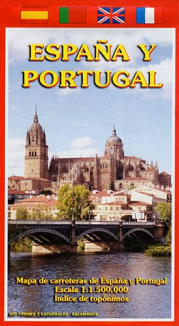 España y Portugal 1:1,500,000 Travel Map