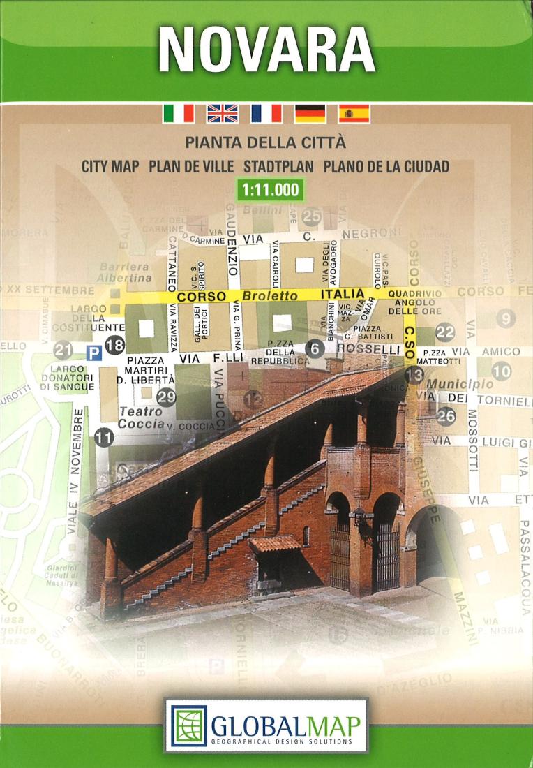 Novara : pianta della citta