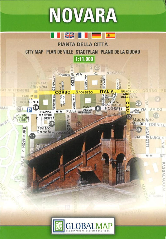 Novara : pianta della citta