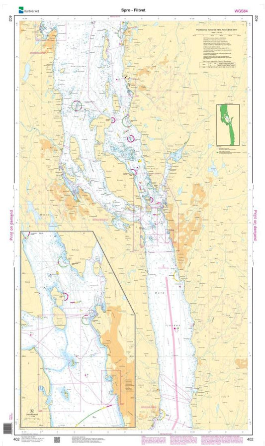 Spro - Filtvet - 402 - Norway Kartverket Nautical Charts