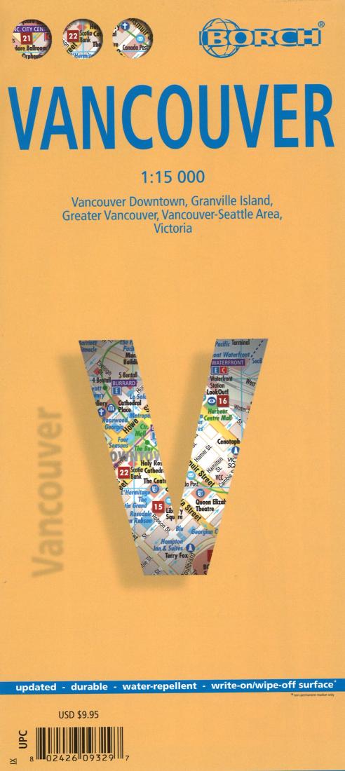 Vancouver, Canada City Map