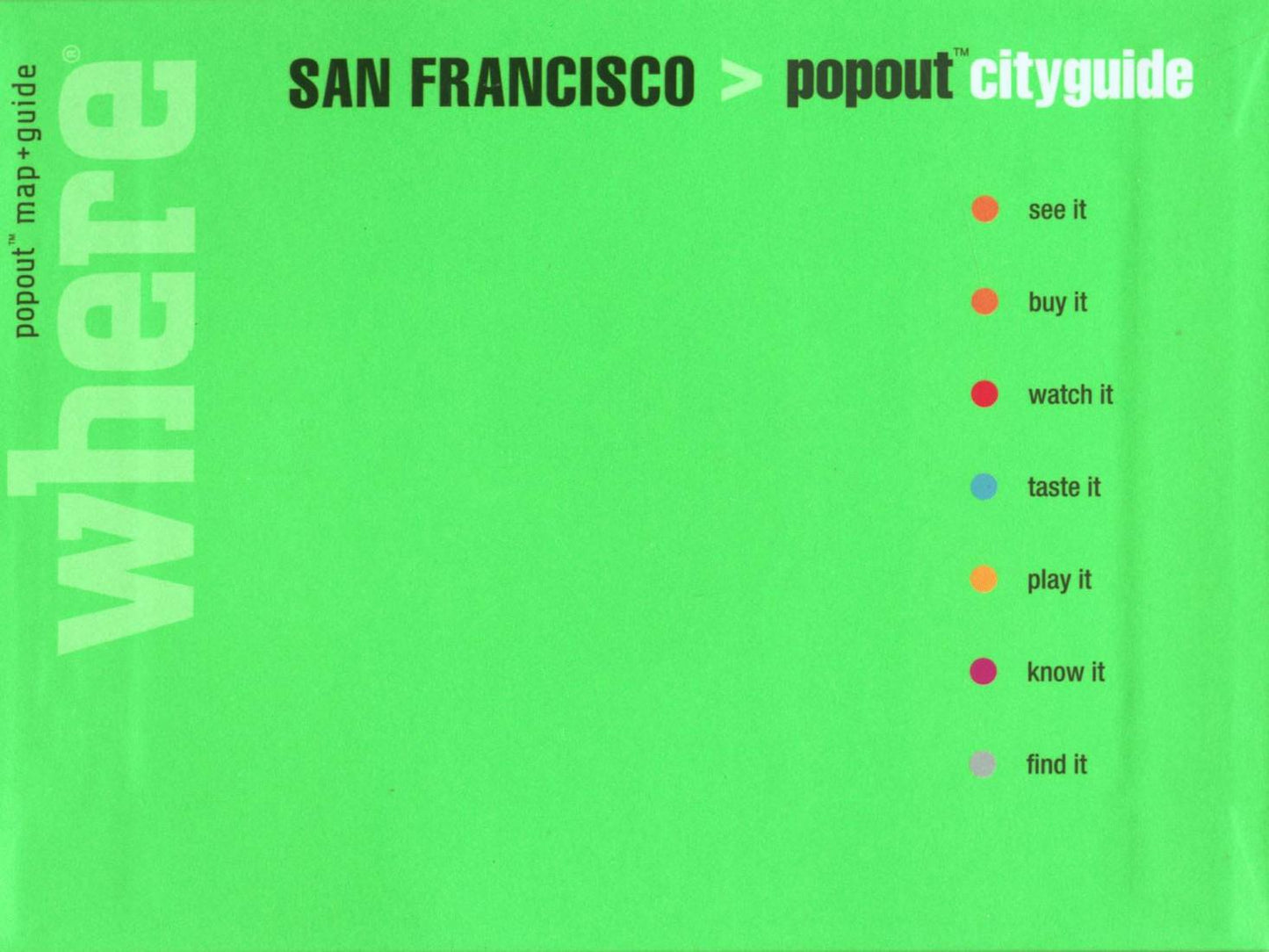 San Francisco : popout cityguide