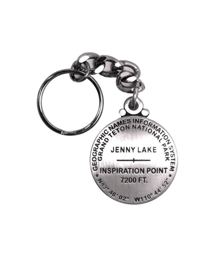 Jenny Lake & Inspiration Point, Grand Teton National Park, Wyoming keychain