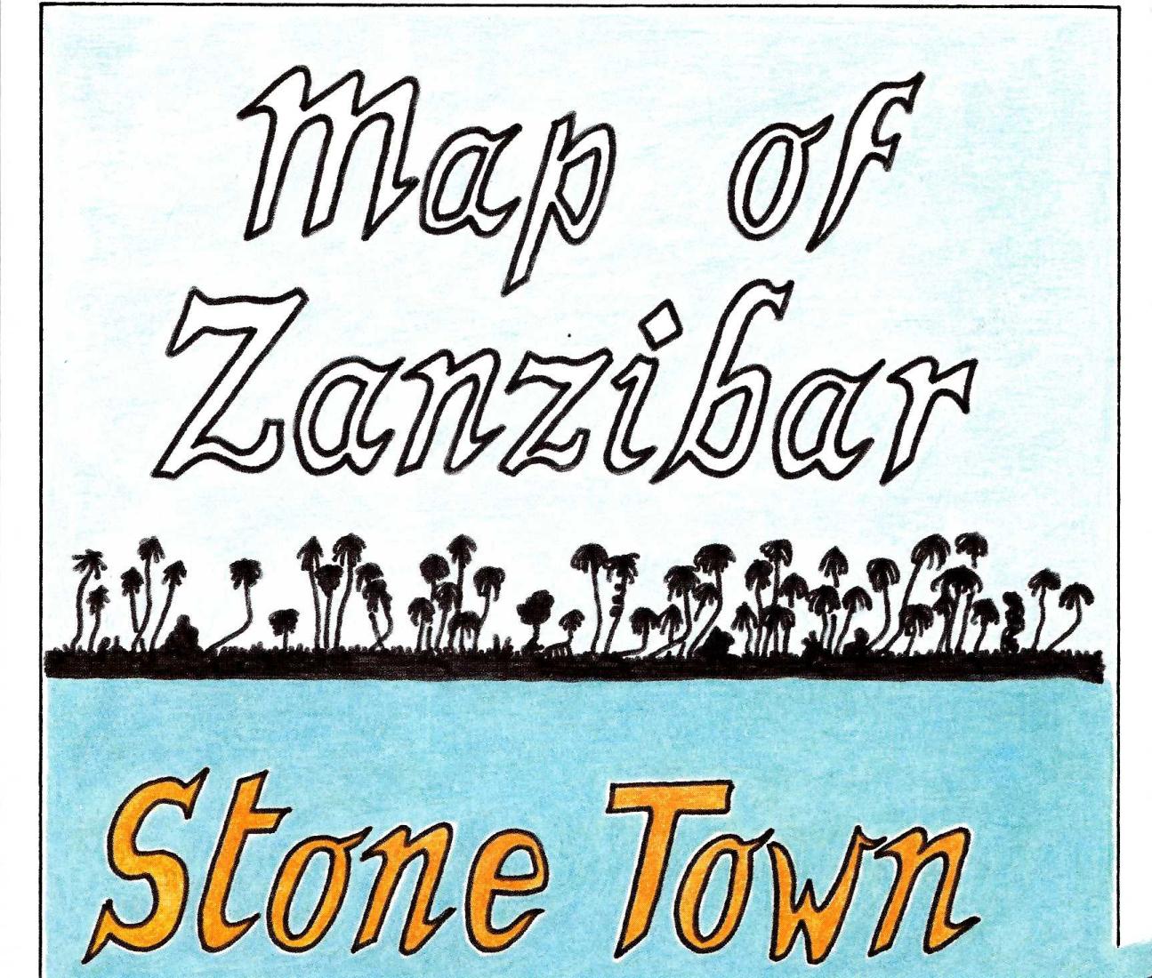 Map of Zanzibar : stone town