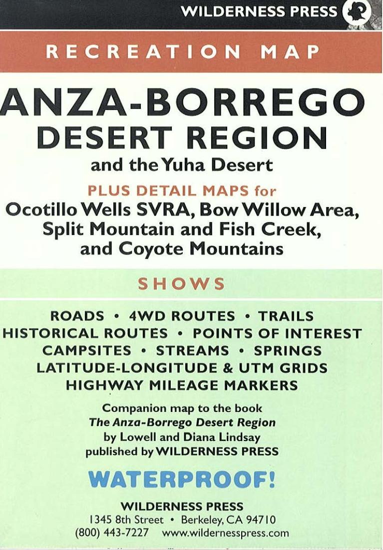 Anza-Borrego desert region : and the Yuha Desert