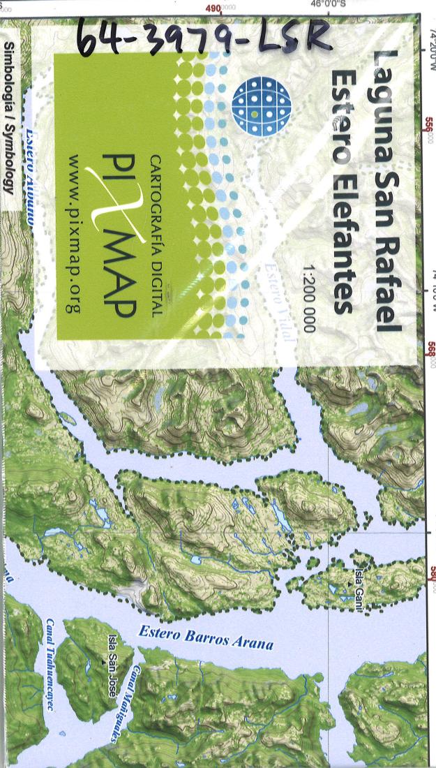 Laguna San Rafael & Estero Elefantes hiking map