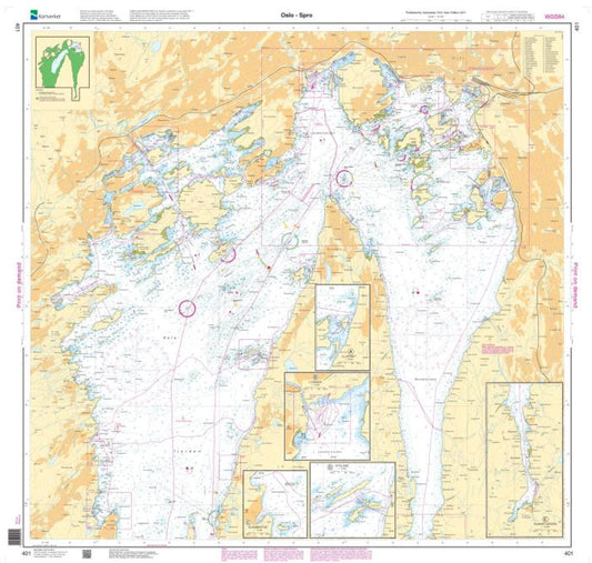 Oslo - Spro - 401 - Norway Kartverket Nautical Charts