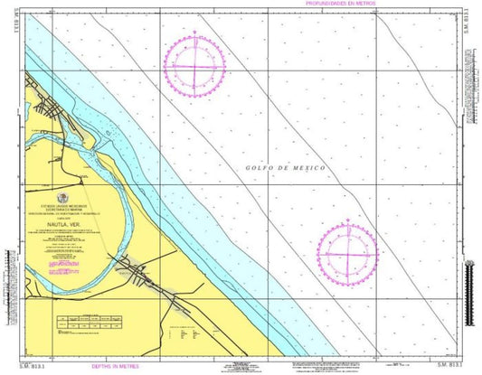 NAUTLA, VER. - 813.1 - Mexico Nautical Charts by SEMAR