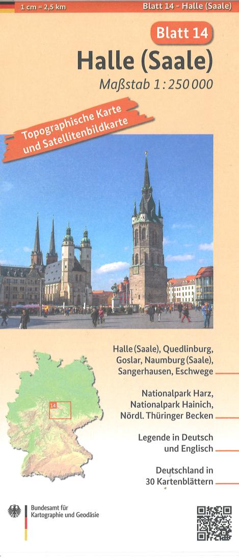 Halle (Saale) 1:250 000, blatt 14