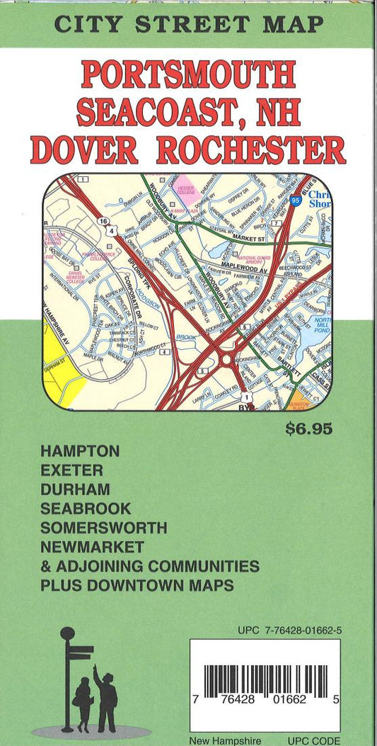 Portsmouth : Seacoast, NH : Dover : Rochester : city street map = Rochester : Dover : Portsmouth : city street map