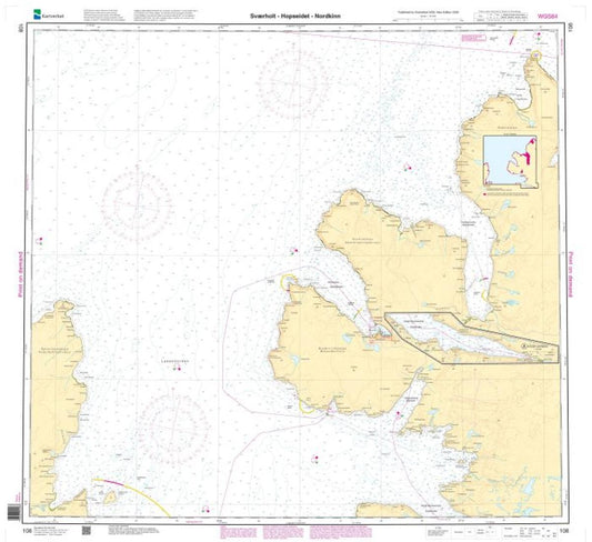 Sværholt - Hopseidet - Nordkinn - 108 - Norway Kartverket Nautical Charts