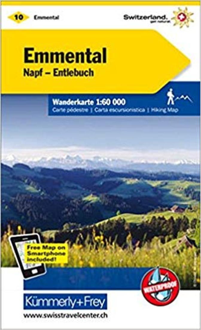 Emmental : Switzerland Hiking Map #10