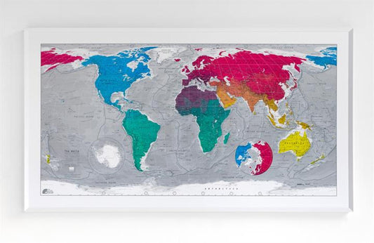 Colour Map - Version 3 World Map - Paper