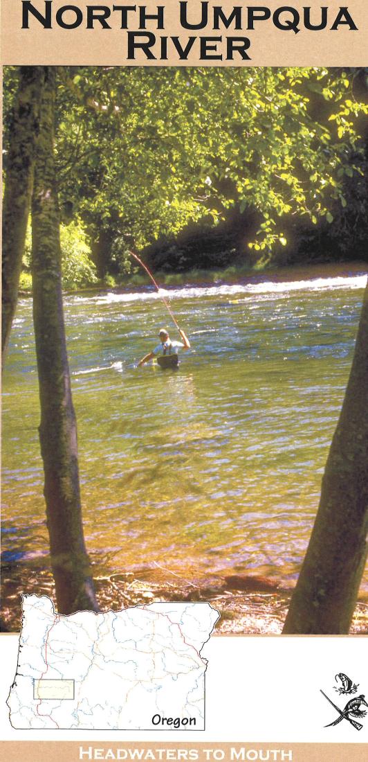 North Umpqua River Fishing Map