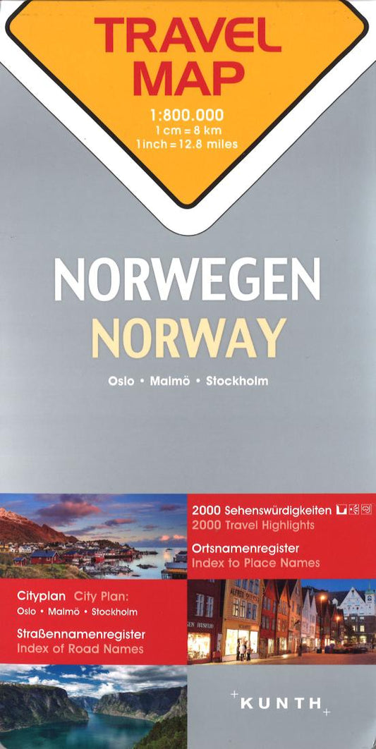 Norway : travel map = Norwegen = Norge = Norvège