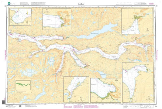 Nordfjord - 123 - Norway Kartverket Nautical Charts