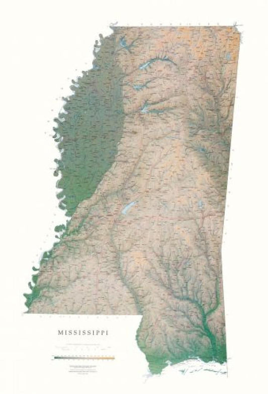 Mississippi [Physical, 48x32, Laminated]