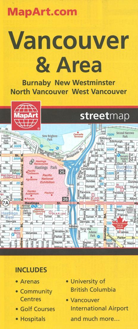 Vancouver & Area : street map