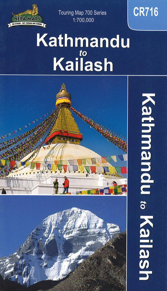 Kathmandu to Kailash, Touring Map