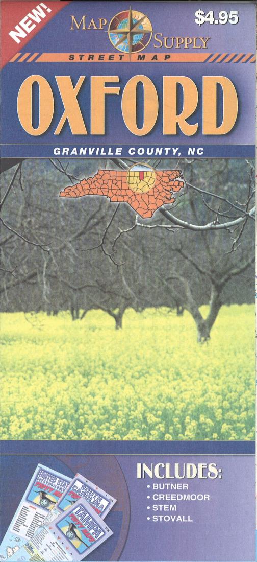 Oxford : Granville County, NC : street map