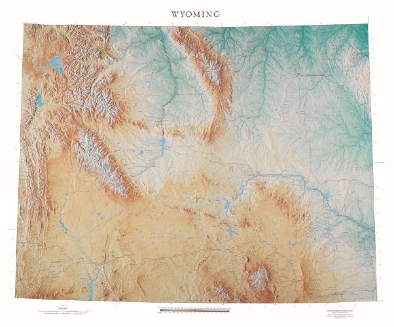 Wyoming [Physical, 43x52, Laminated]