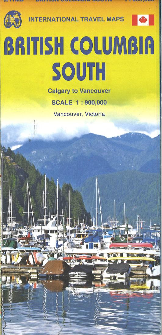 British Columbia South Travel Map