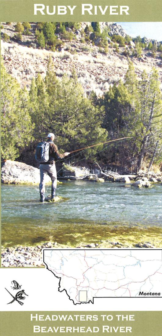 Ruby River Headwaters to the Beaverhead River Fishing Map