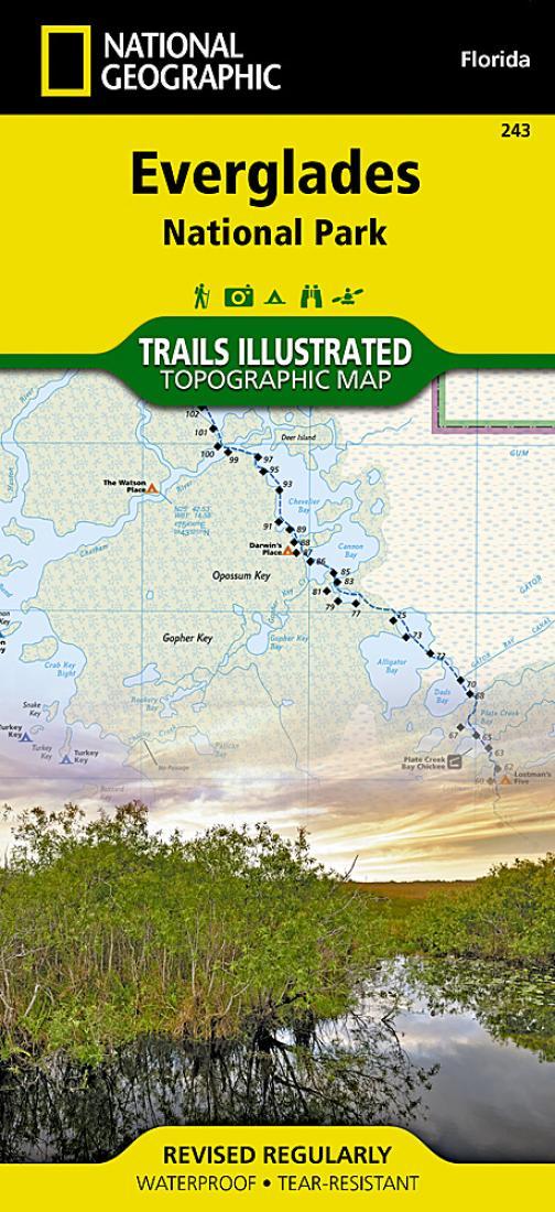 Everglades National Park : Trails illustrated : topographic map