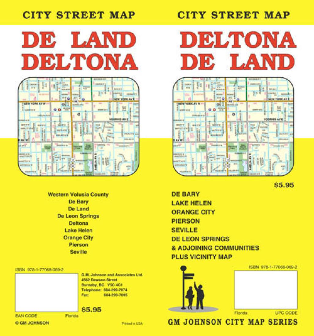 Deltona : Deland : city street map = Deland : Deltona : city street map