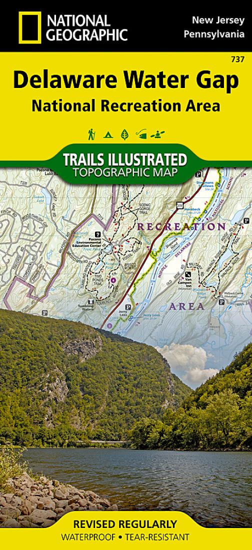 Delaware Water Gap National Recreation Area map