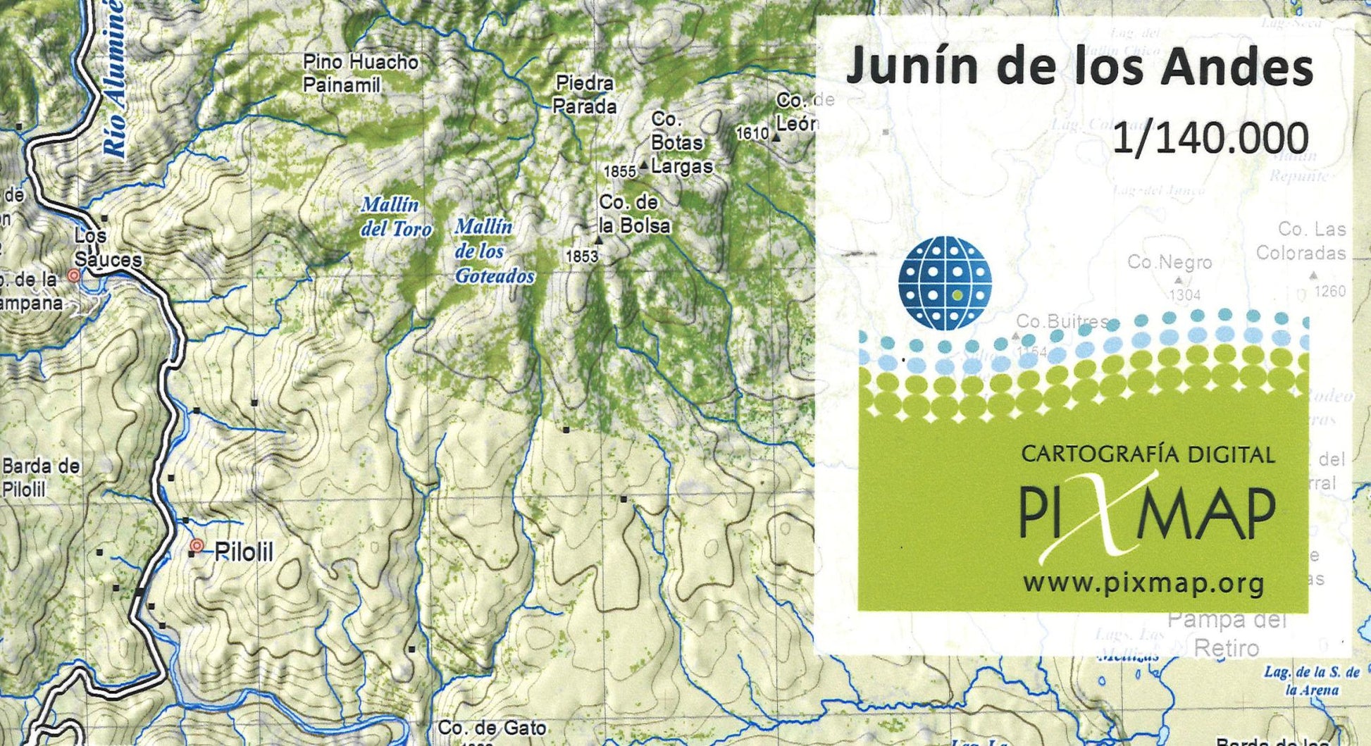 Junin de los Andes Topographic Maps