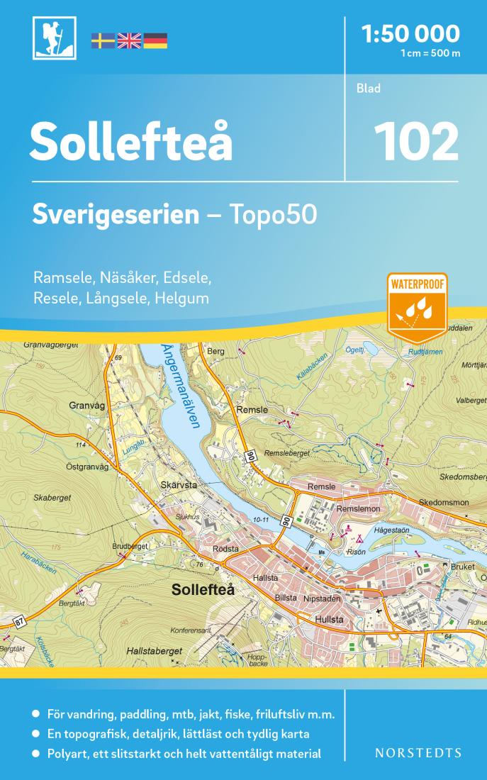 Solleftea Topographic Map