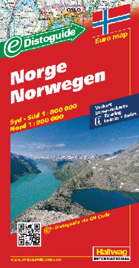 Norge : Euro map = Norwegen