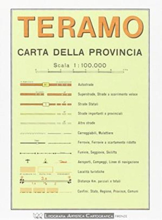 Teramo : cart della provincia : scala 1:100.000