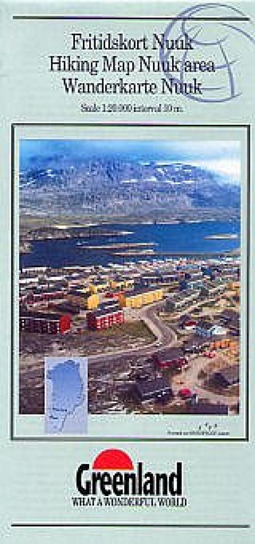 Nuuk Area Hiking Map