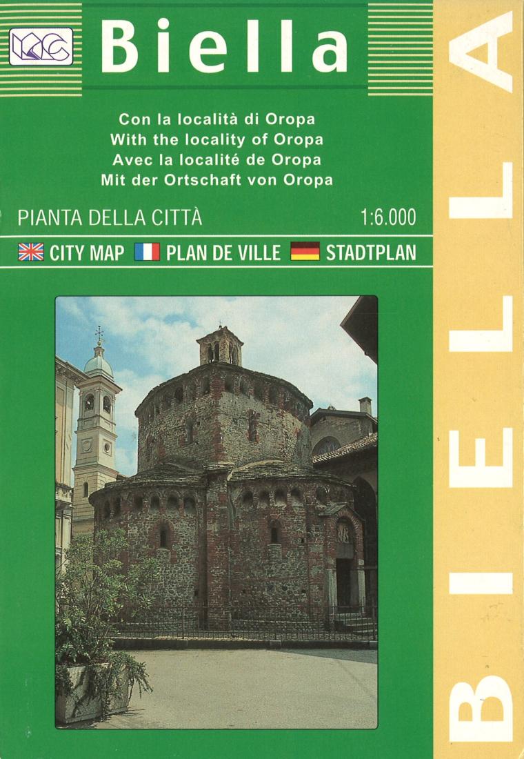 Biella : pianta della citta : 1:6,000