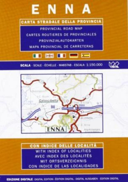 Enna : carta stradale della provincia