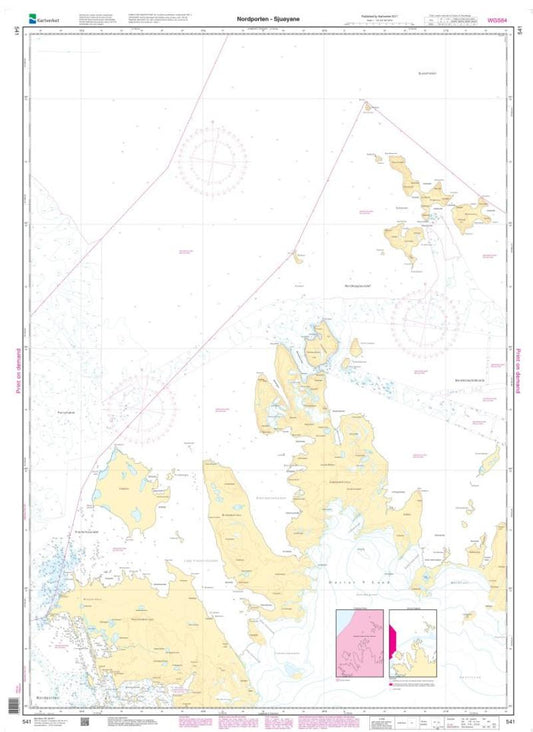 Nordporten - Sjuøyane - 541 - Norway Kartverket Nautical Charts
