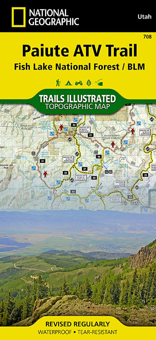Paiute ATV Trail Trails Illustrated Map