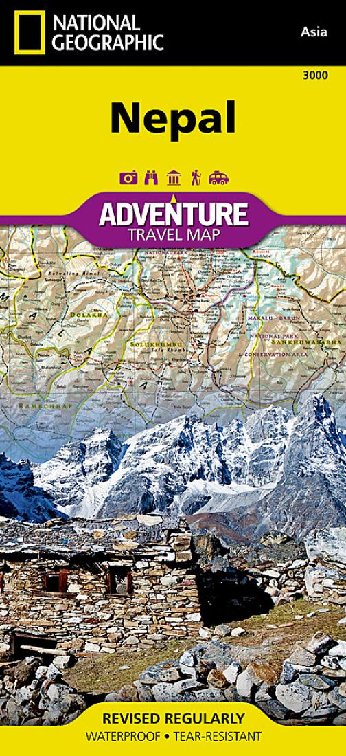 Nepal Adventure Map 3000